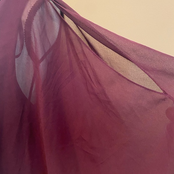 J Kara Dress women burgundy knee sequence NWT size#16 - Picture 6 of 13